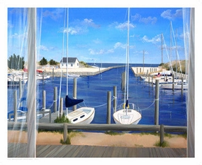 Window on Deon Harbor 