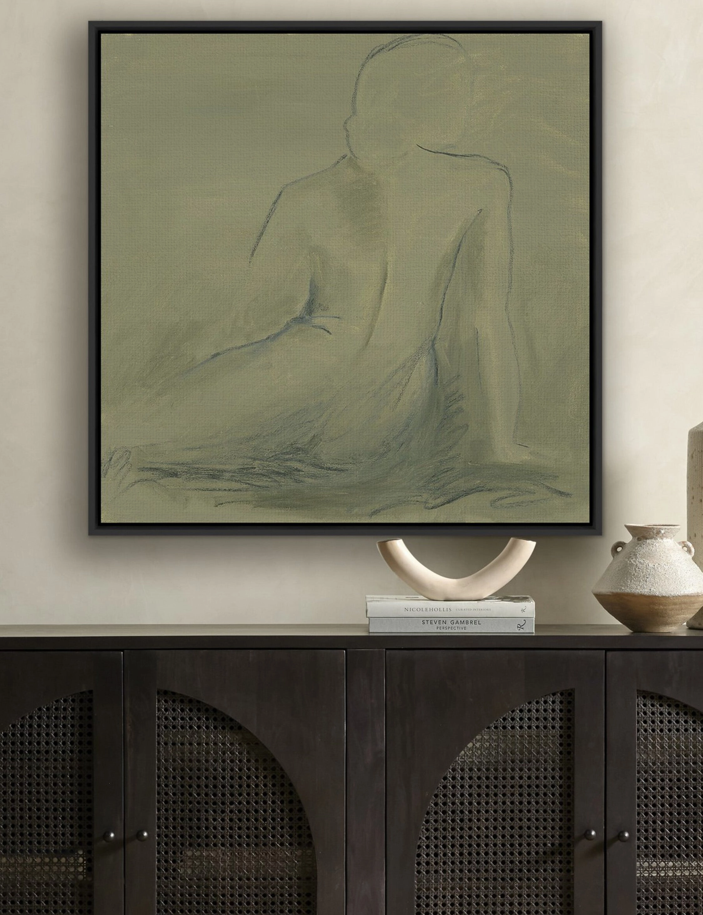 Woman At Rest II Wall Art by Melody McMunn 