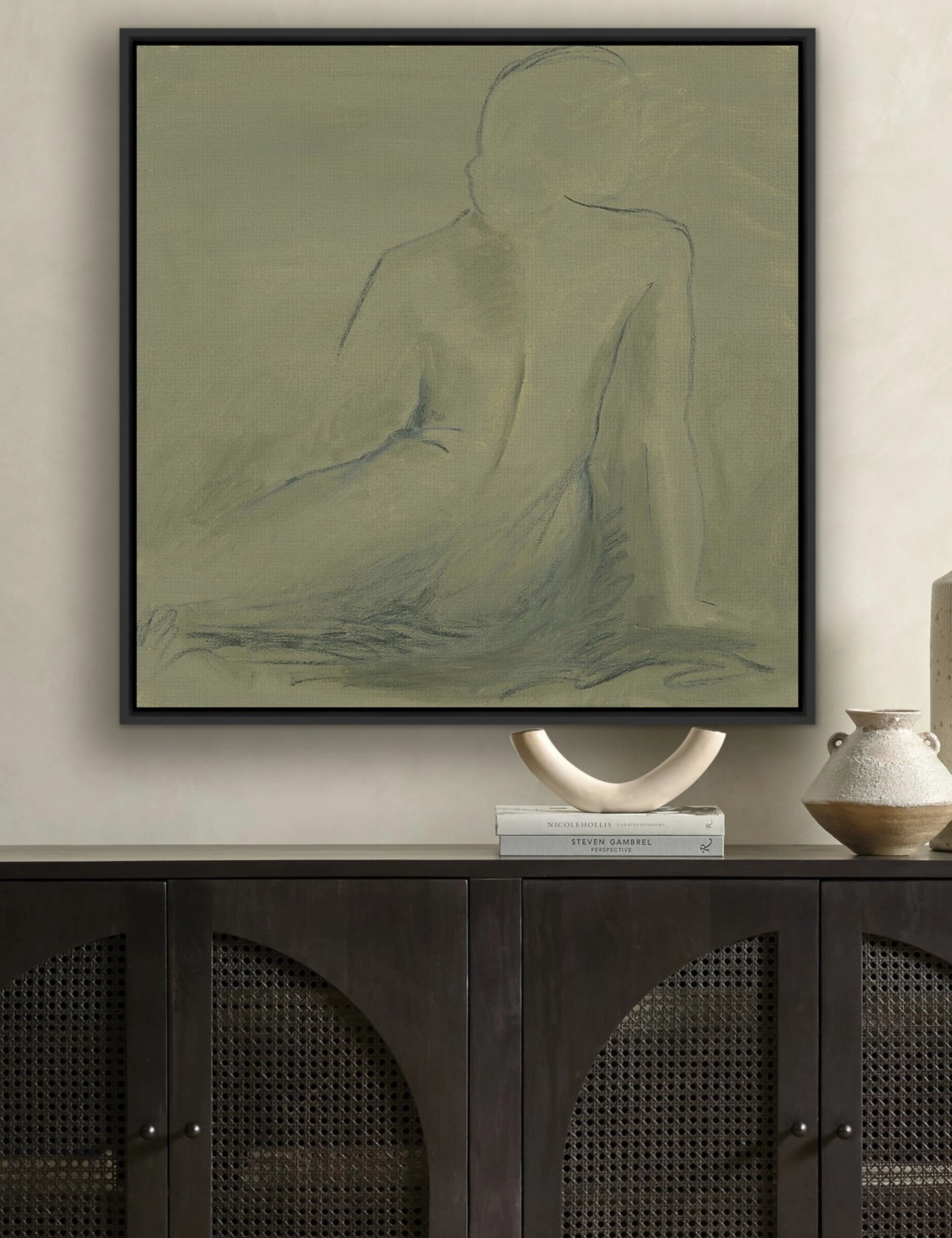 Woman At Rest II Wall Art by Melody McMunn 