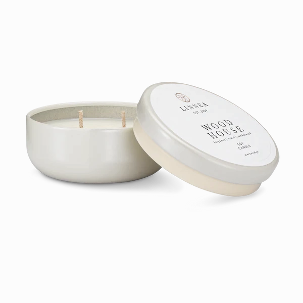 Wood House 2 Wick Candle