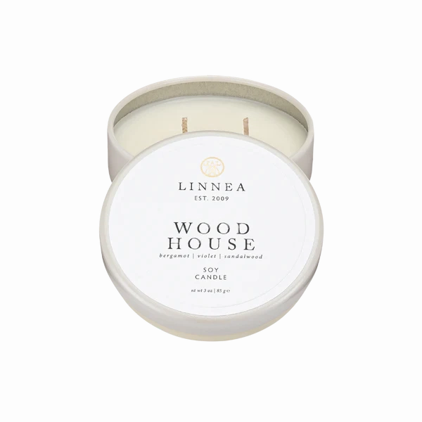 Wood House 2 Wick Candle