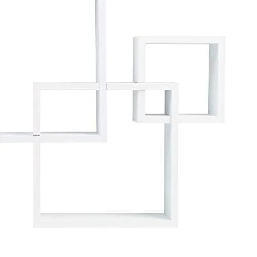 Wooden Wall Mounted Shelf Rack for Living Room Decor ) - Set of 4