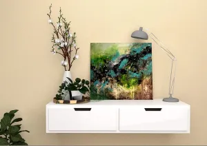 Wooden Wall Shelf with Drawer for Living Room , Storage and Home Decorative Items 
