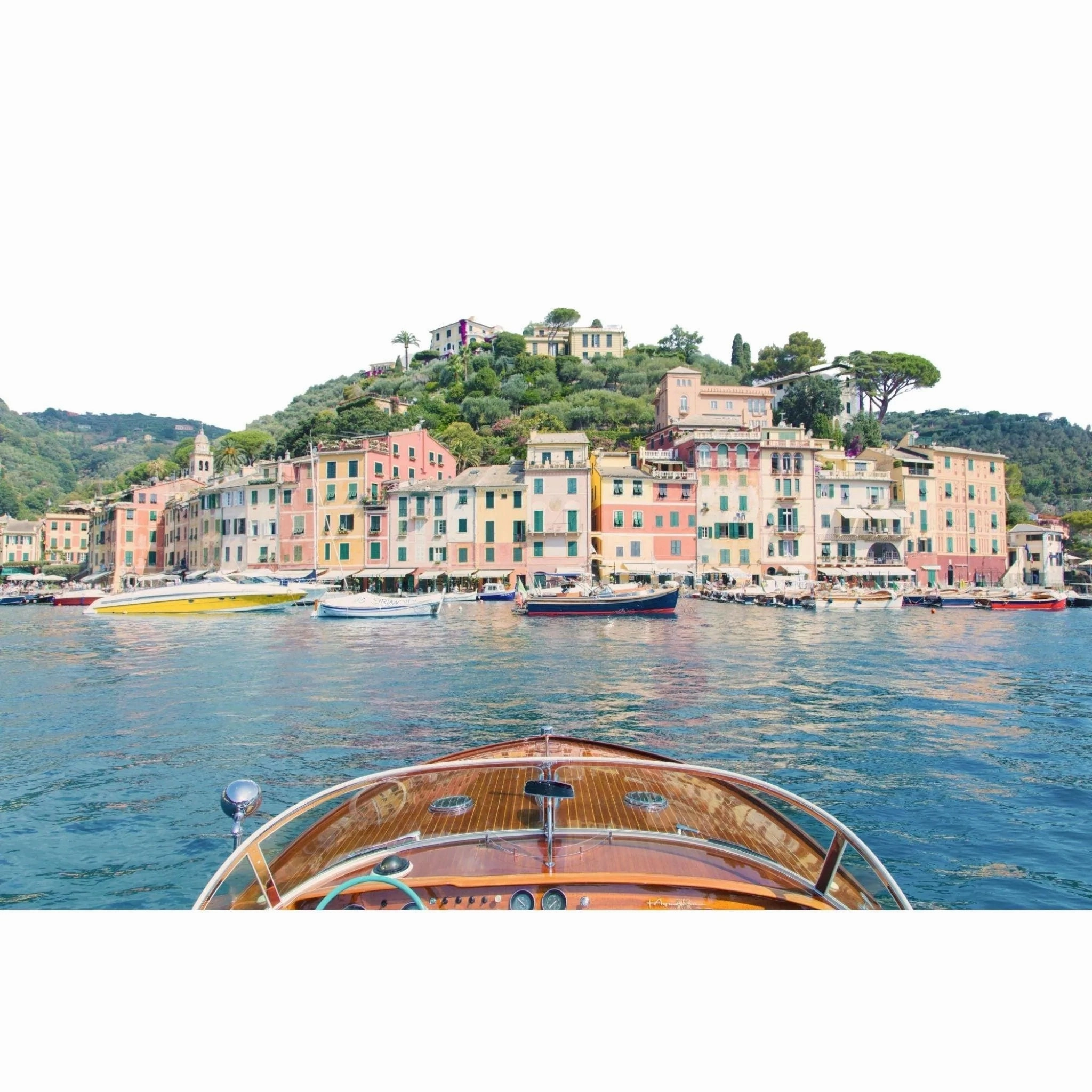 Wooden Boat, Portofino Print by Gray Malin 