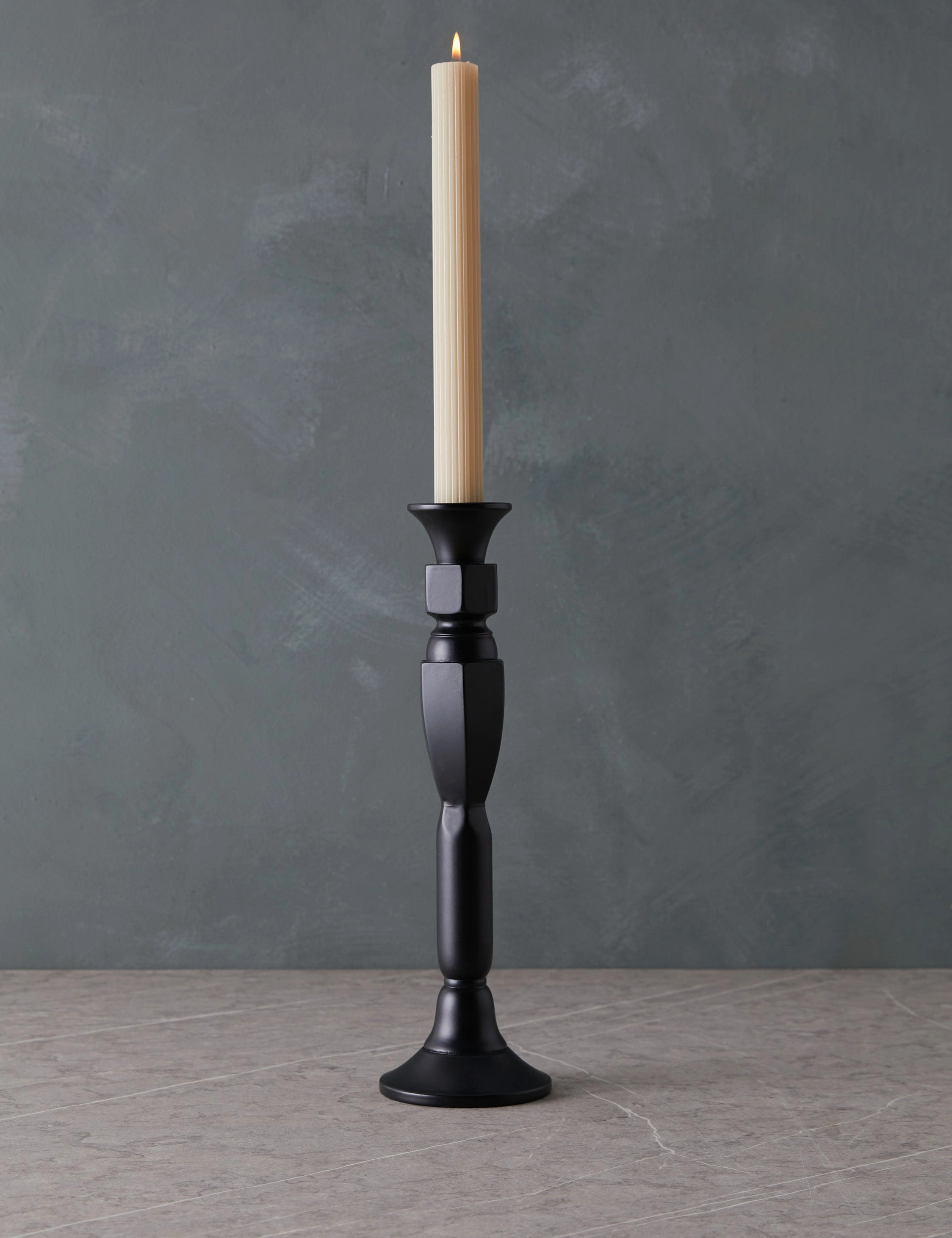 Wooden Georgian Candlesticks