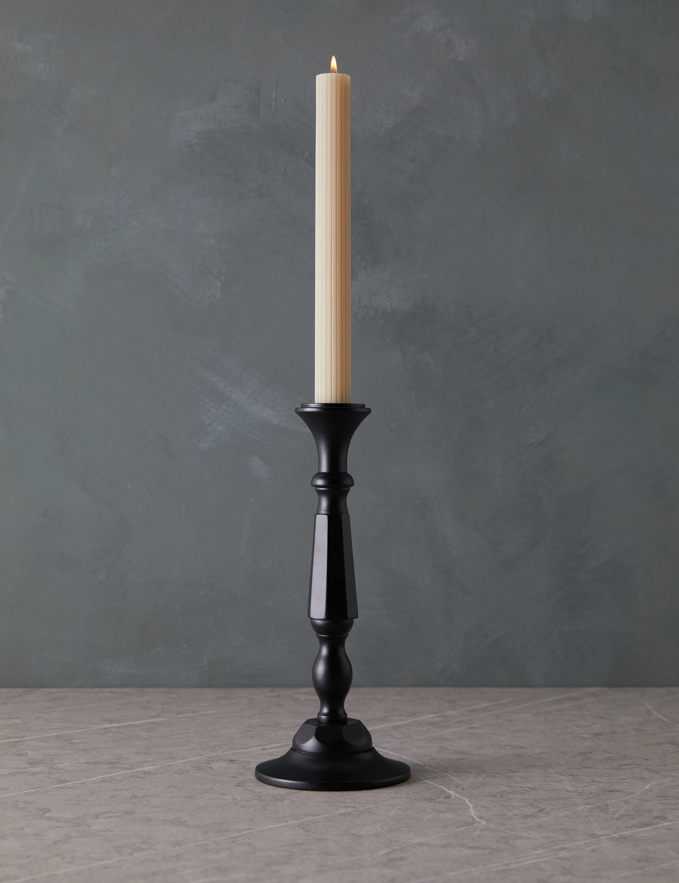 Wooden Georgian Candlesticks