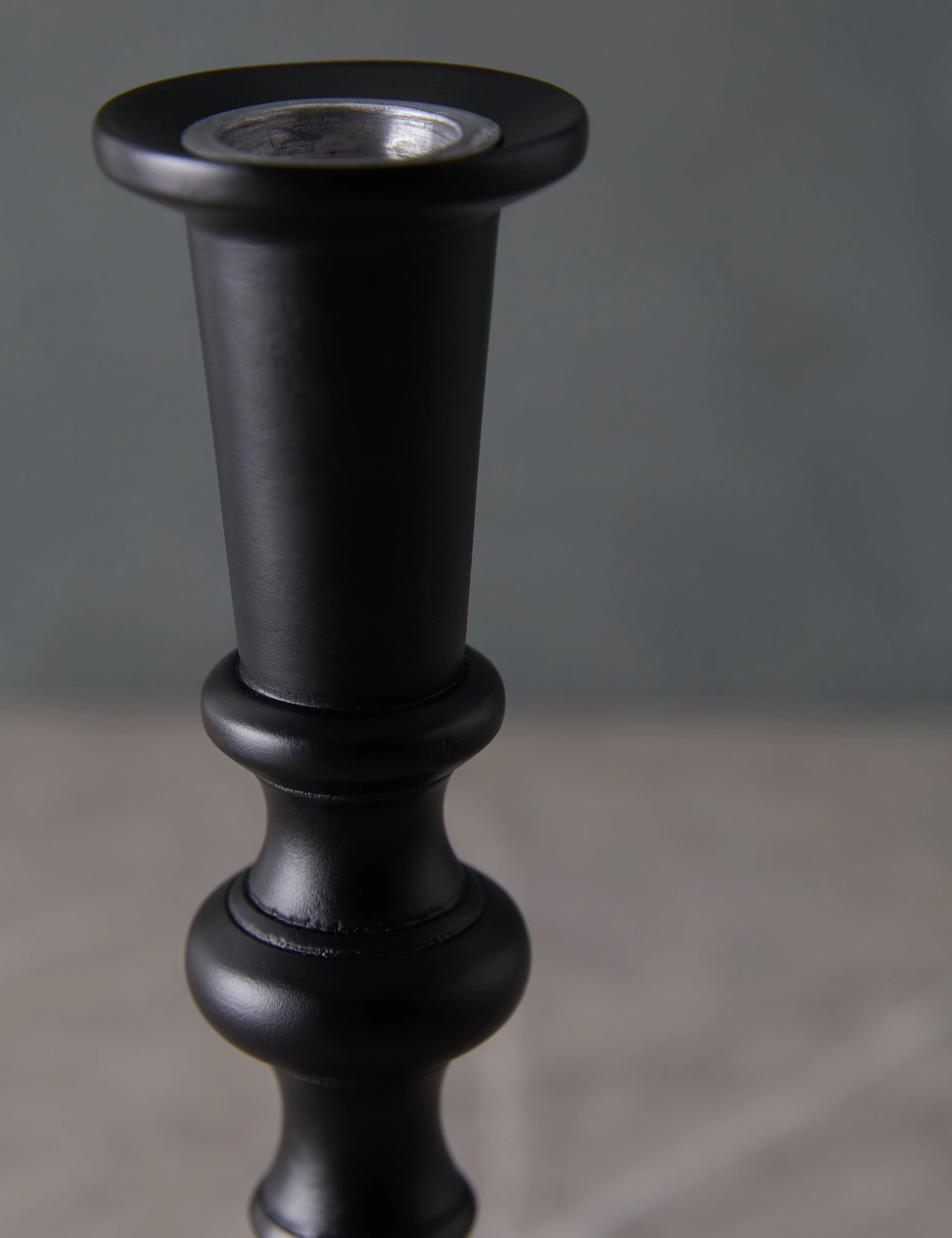 Wooden Georgian Candlesticks