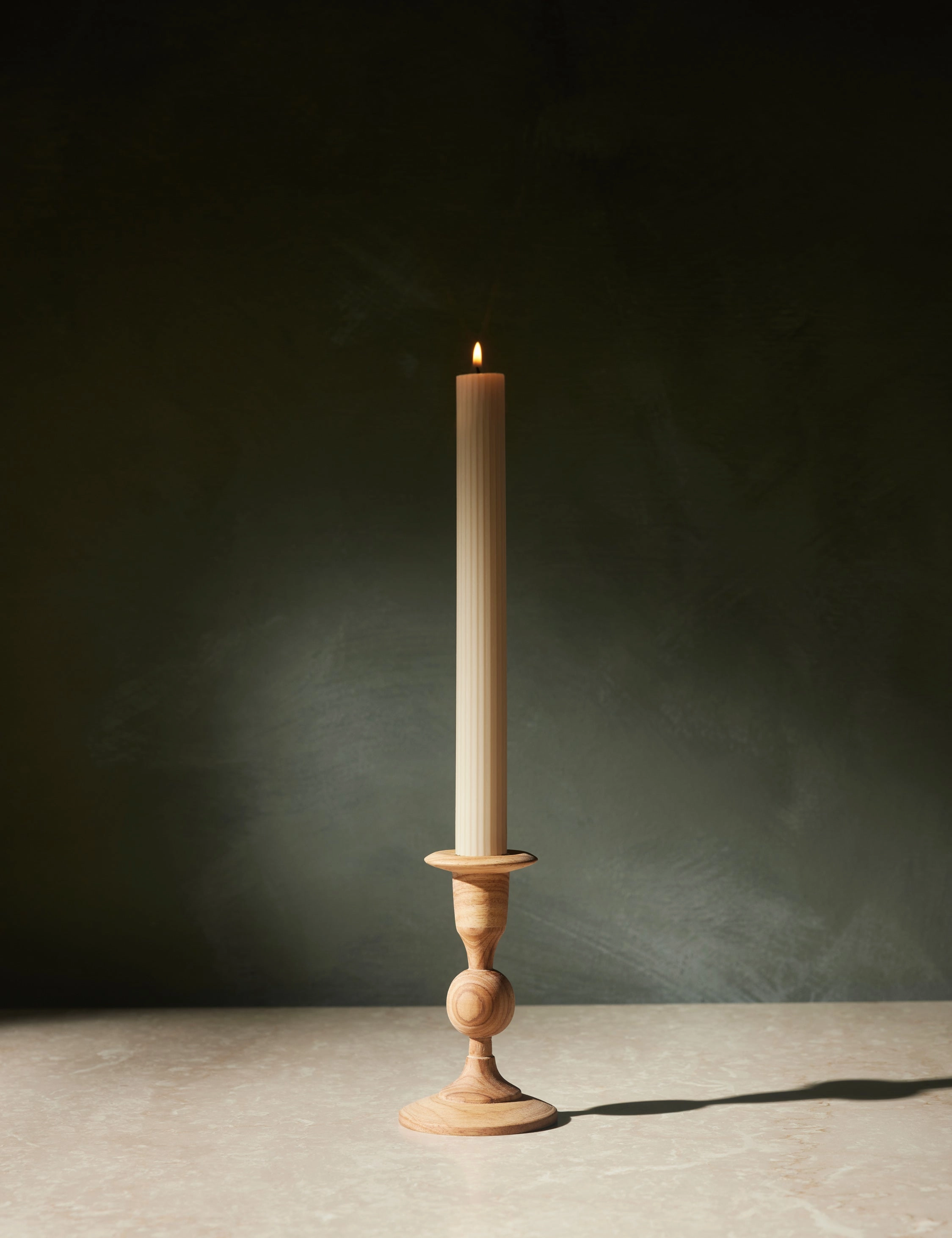 Wooden Georgian Candlesticks