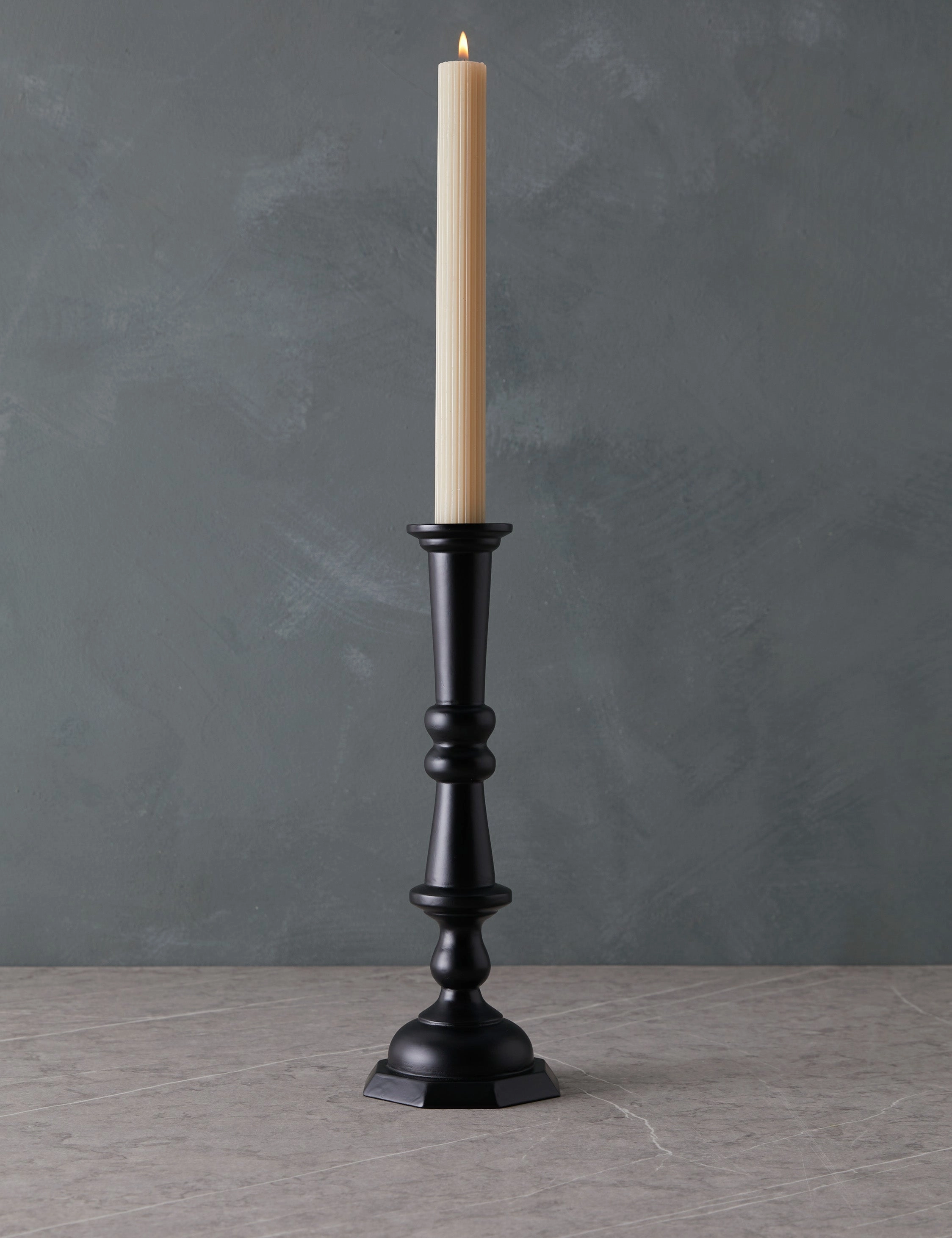 Wooden Georgian Candlesticks