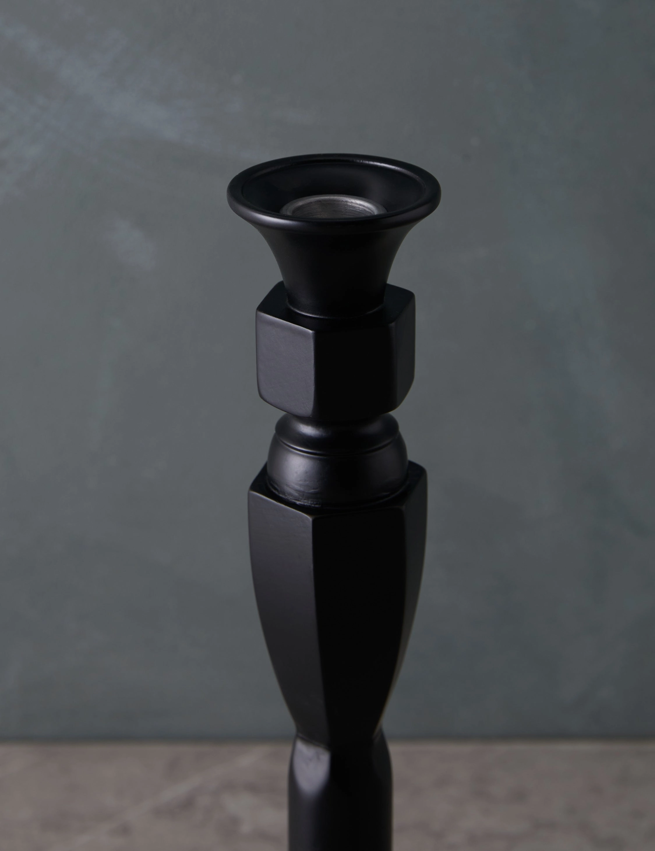 Wooden Georgian Candlesticks
