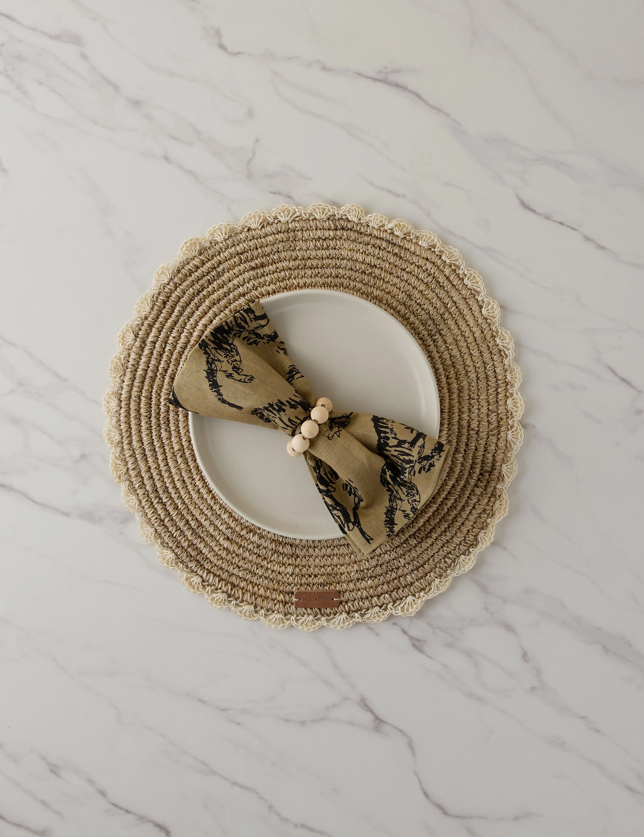 Wooden Napkin Rings (Set of 4) by Tallo de Olivo