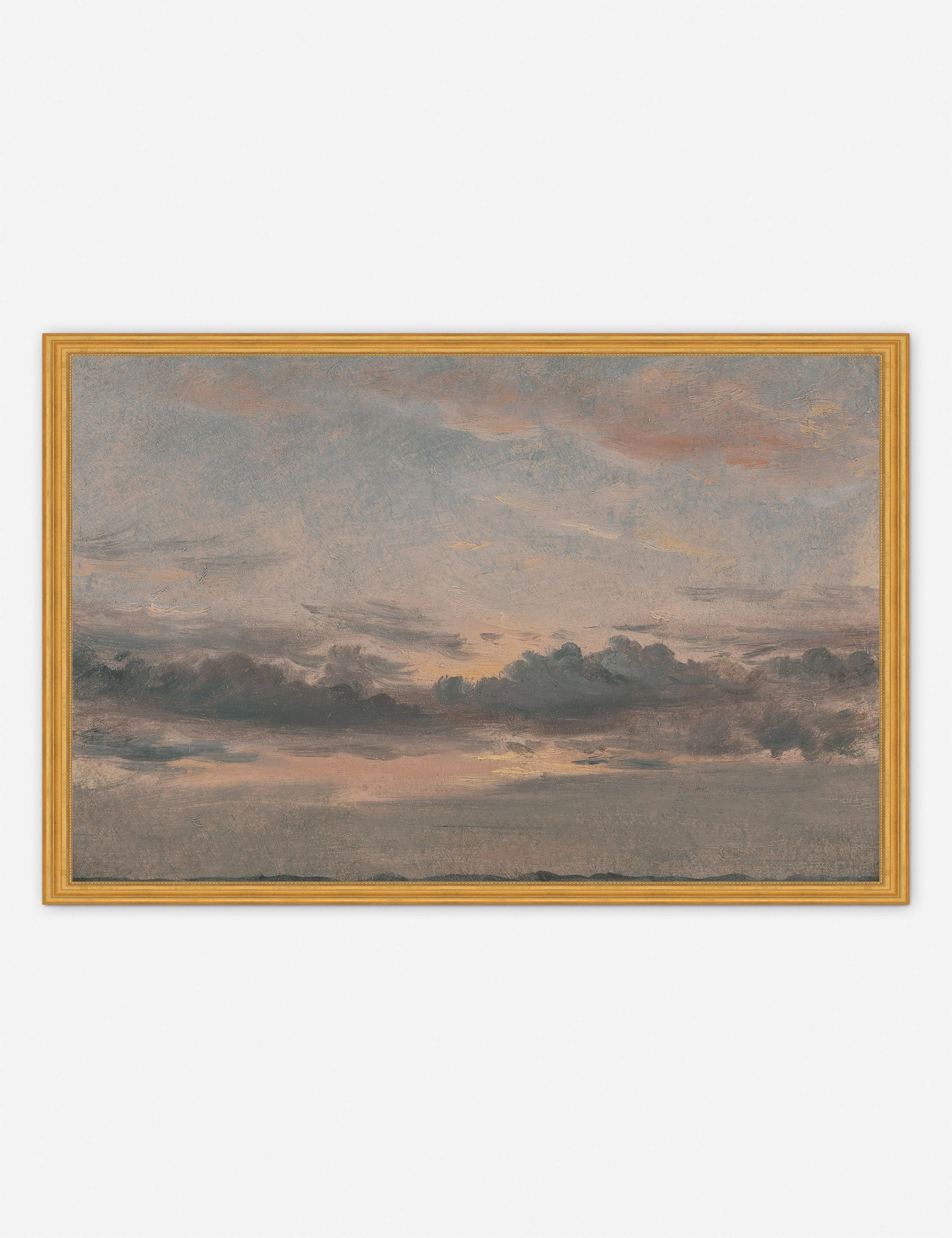 Yale, A Cloud Study, Sunset Print