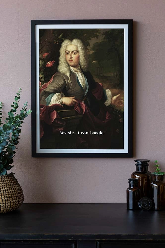Yes Sir I Can Boogie Art Print - Available Framed Or Unframed