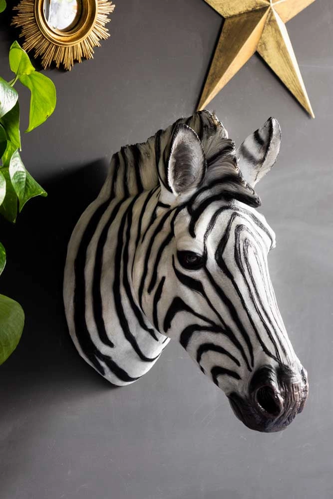 Zebra Head Wall Art 