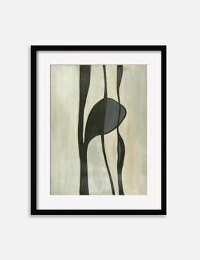 Zen Leaf Print by Karla Carranza 