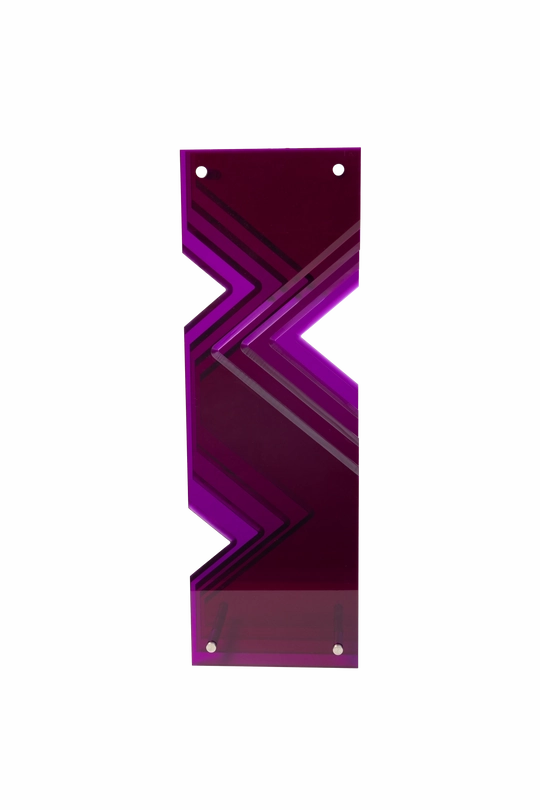 Zig Zag - Sculpture Purple